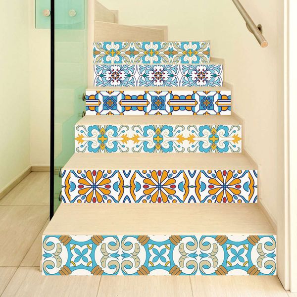

amj self adhive innovative stair living room diy england decorative home waterproof wall sticker