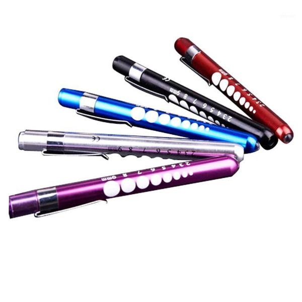 

3pcs reusable led penlight with white light / pupil gauge (random color)1