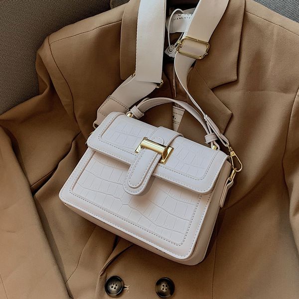 

hh crocodile pattern small tote bag 2021 fashion new pu leather women's designer handbag travel shoulder messenger bag