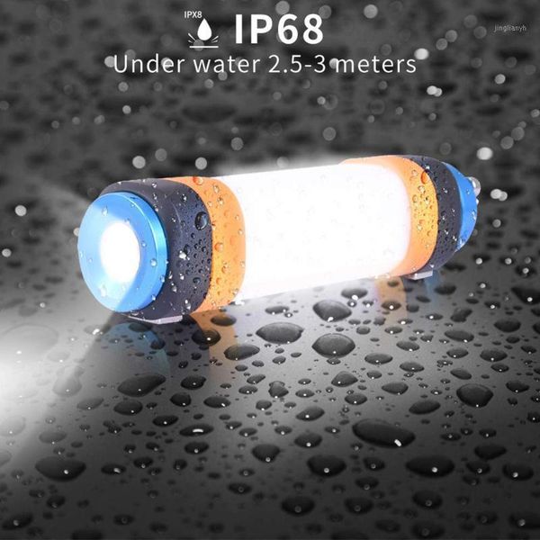 

led camping mosquito repellent 6 modes usb rechargeable tent lantern ip68 waterproof magnetic light1