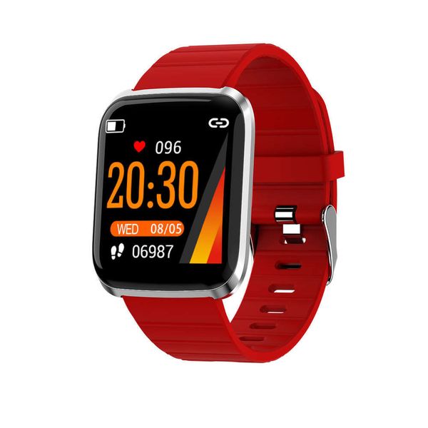 

116pro smart 1.3-inch color screen sports heart rate blood prsure healthy bracel