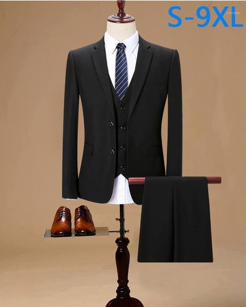 

2021 new arrival men's suit set jacket unified super large formal single breasted plus size s-2xl-7xl 8xl 9xl1, White;black