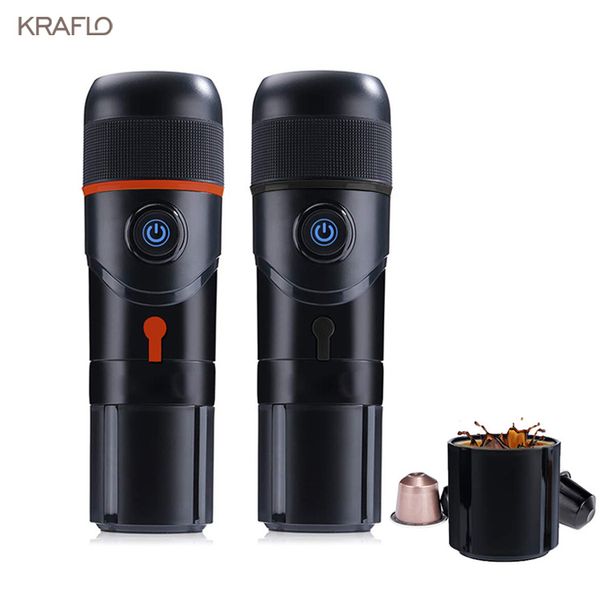 

coffee maker pots talian-style home car dual-purpose capsule coffee-machine outdoor portable travel coffe machines with usb cable and car po