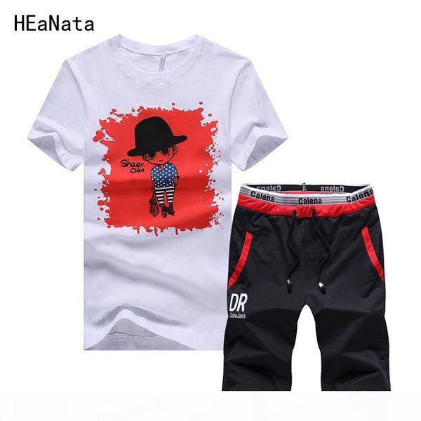 

mens fitness coussusit set set support 2 шт. спортивный костюм мужчины шорты шорты вершины топы тройники + шорты верхняя одежда slim fit tra, Gray