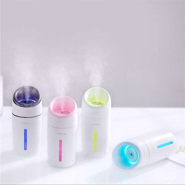 

colorful night light air humidifier home usb mini silence ultrasonic water supply instrument 320ml atomizer desk25hz m2