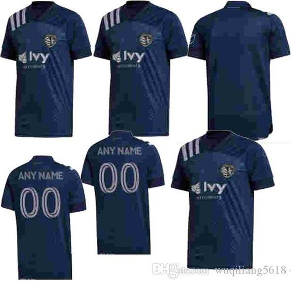 

new 2020 sporting kansas city soccer jerseys mls pulido 9 busio 13 russell 7 gerso 12 kinda 15 20 21 jersey football shirts, Black;yellow