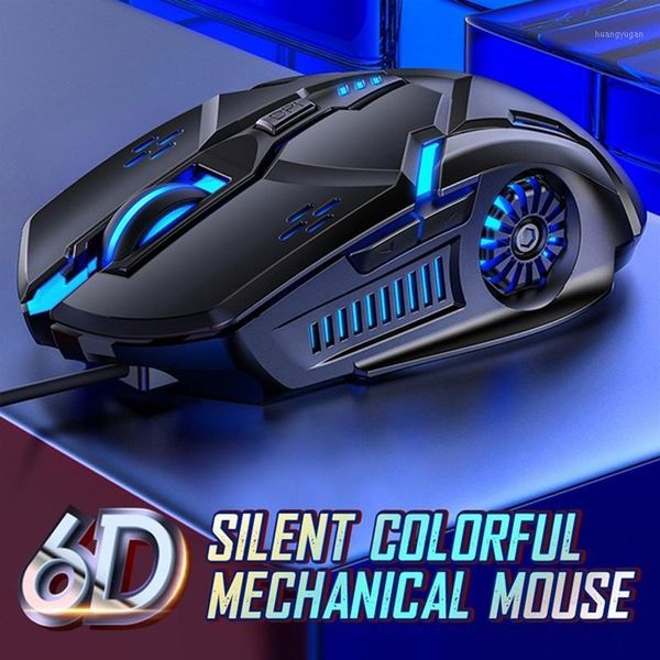 

ergonomic wired mouse colorful led silent gaming mouse 3200 dpi adjustable computer gamer with led backlight for pc lap