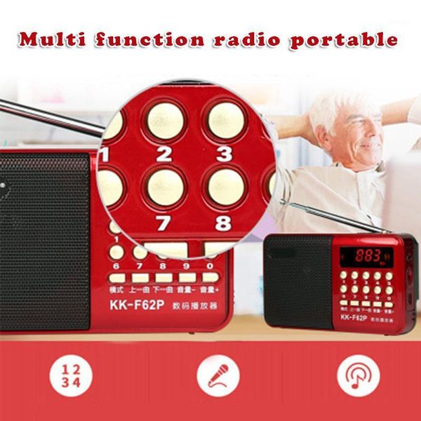 

portable multifunctional radio/mp3 player support tf card for elderly people gdeals1