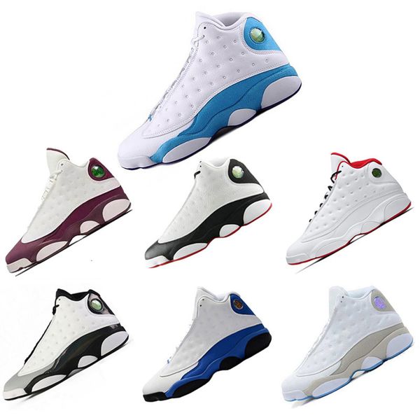 

navy 13s basketball shoes men shoes bred 13 game hologram grey toe grey athletics sport sneaker