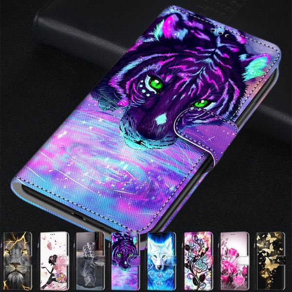 

кожаный кошелек телефон на галактике flip case для samsung a41 a 41 coque coque coque