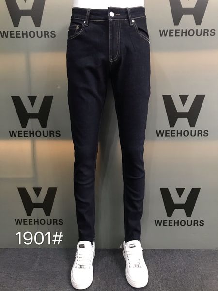 

unique men's badge slim fit jeans fashion skinny washed wear motorcycle denim pants hip hop biker pants dg1901and1902, Blue