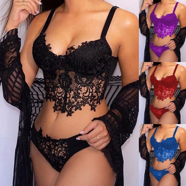 

erotic bras g-string sets bralette bra set lingerie underwear women sleepwear nightwear women's intimates, Black;white