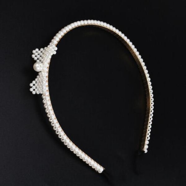 

women elegant full pearls simple hairbands sweet headband hair hoop holder ornament head band pearl hair accessories q sqcnke