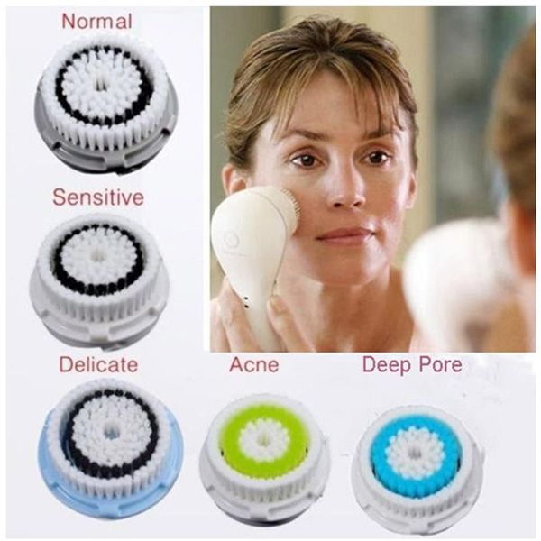 

makeup brushes 1pc facial ultrasonic cleansing brush head sonic replacement for smart pro aria fit plus mia 1 2 & 3 acne deep pore