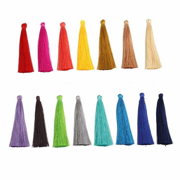 

20pcs 9cm colorful polyester tassel diy pendant curtain garment home textile making fringe trim craft tassels sewing accessories h bbyjqk