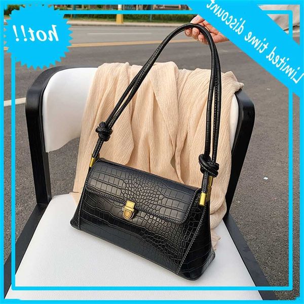 

black small shoulder bag for women 2021 fashion solid vintage pu leather designer brand luxury baguette bags women's handbags
