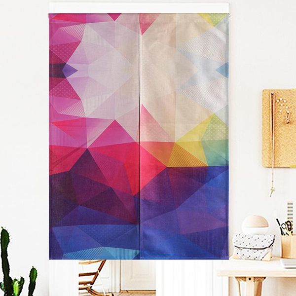 

curtain & drapes abstract fashion watercolor geometry door linen tapestry children study bedroom home decor kitchen