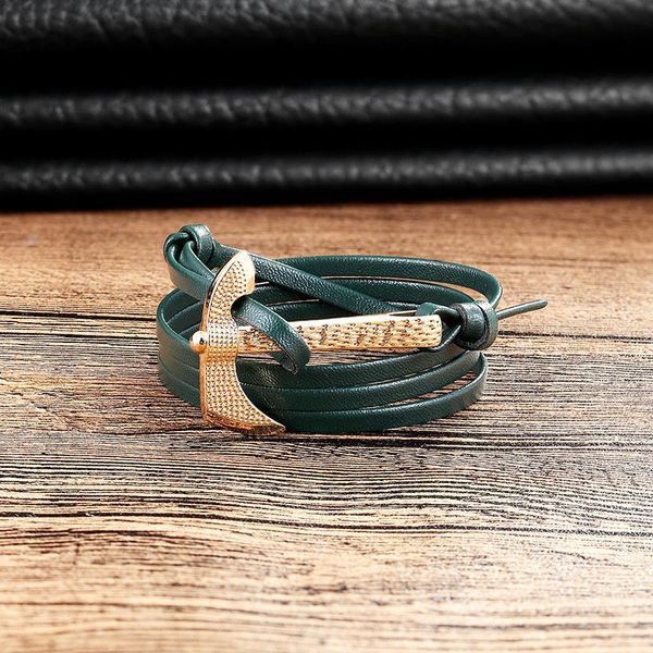 

highquality ax кожаный браслет браслет панк европа и сша моды мужские браслеты ювелирные изделия любовник шарм браслет женщины jllxdy