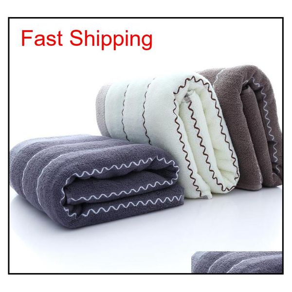 

pure cotton 70*140cm large bath towel striped bath towel sent for men and women soft bathroom towel jlljzd bdebag