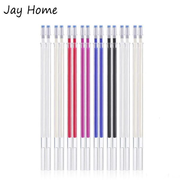 

sewing notions & tools 50/100pcs heat erasable pen refills ink disappearing fabric marker for leather craft case diy supplies, Black