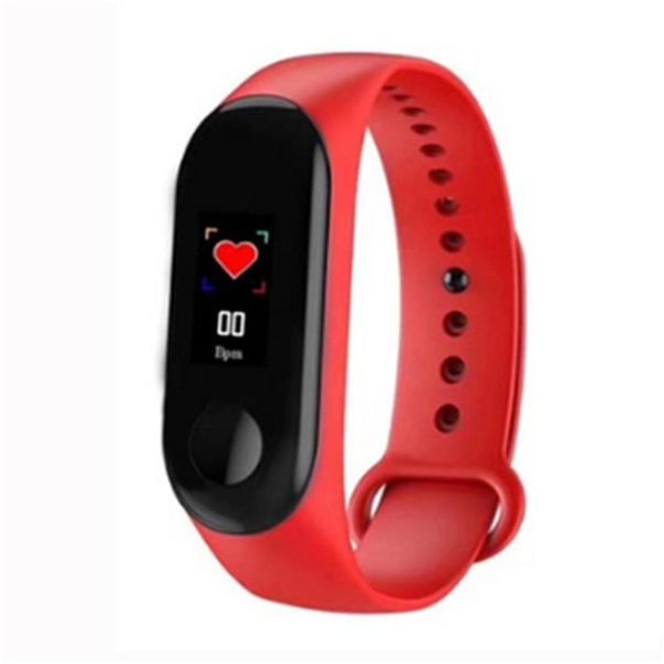 

smart bracelet m3 heart rate blood pressure monitor pulse wristband fitness oled tracker watch for ios android phone wmtgwm