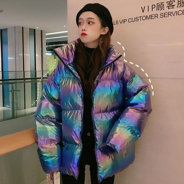 

goohojio 2021 new winter chic jacket parka women bread coat down parka for women short down padded coat jacket for female1, Black