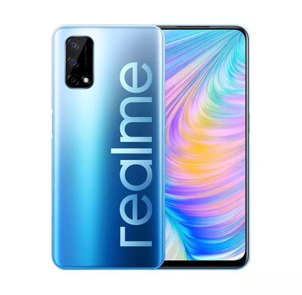 Orijinal Realme Q2 5G Cep Telefonu 6GB RAM 128 GB ROM MTK 800U Octa Çekirdek Android 6.5 inç Tam Ekran 48MP Parmak İzi Kimlik Akıllı Cep Telefonu