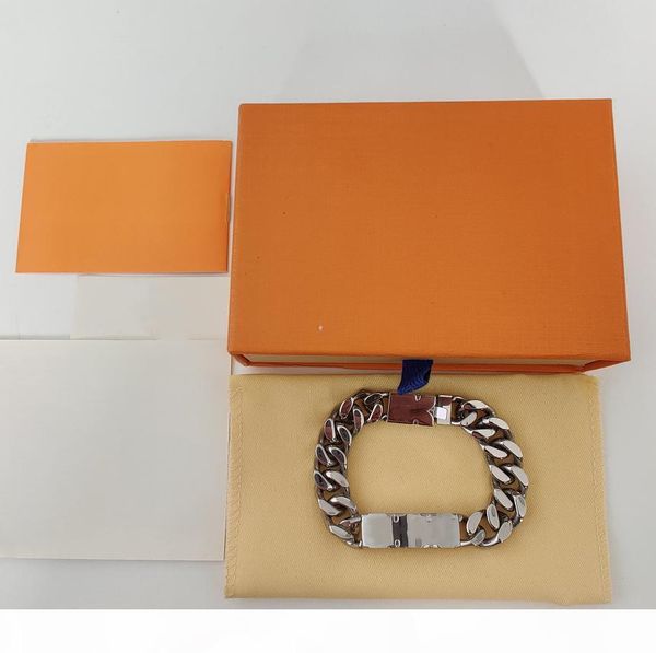 

selling quality titanium steel bracelet men and women bracelet chain fashion personality hip-hop bracelet supply, White