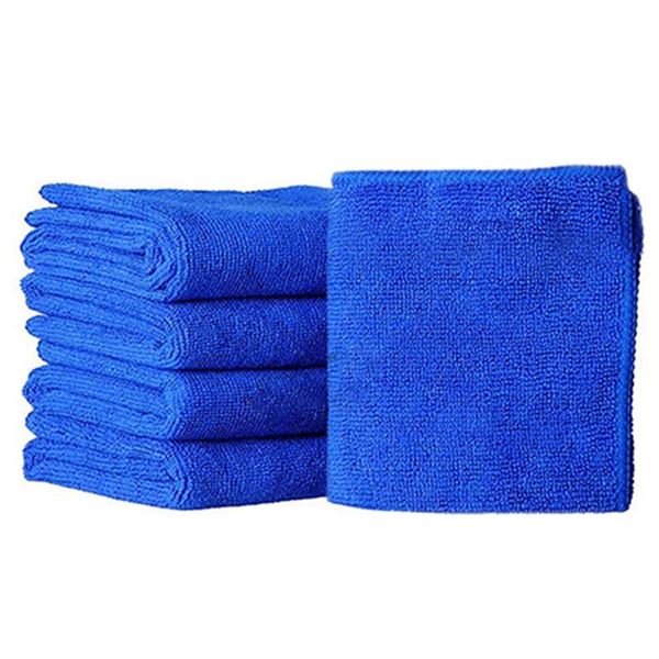 

5pcs cleaning towel soft absorbent wash cloth car care duster microfiber cleaning towels 25*25cm home wash towel jllnhz