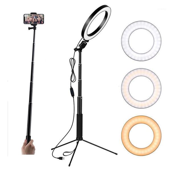 

10 inch p led selfie ring light with tripod for phone youtube video camera studio make up lamp with usb ring lamp1