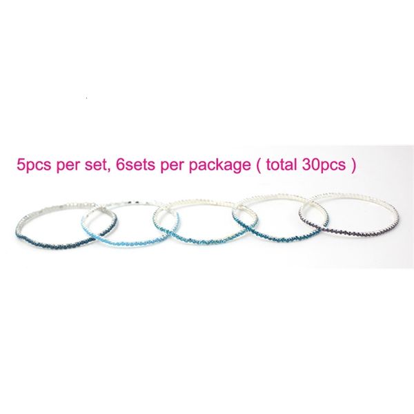 

row mic 5colors 1 colorful spring rhinestone crystal tennis bracelets sellingl jewelry fashion, Golden;silver