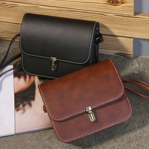 

woman bags lady leather satchel handbag shoulder tote messenger crossbody shoulder bag for women 2019 fashion vintage bolsas p, Black;red