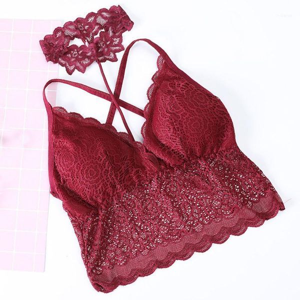 

2020 women vest camisole lace halter tube female underwear lingerie11, Black;white