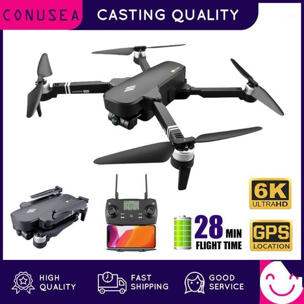 

conusea 8811 pro drone 6k with 2-axis gimbal camera fpv 28min flight time gps drones professional rc quadcopter vs f11 pro1