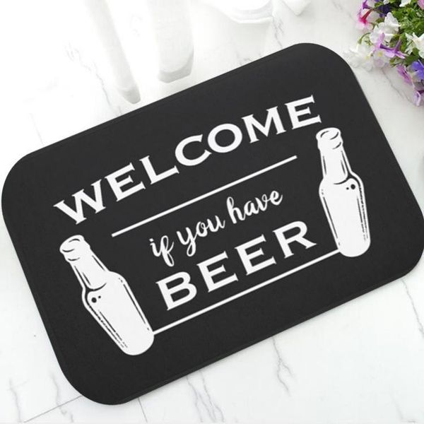 

funny welcome if you have beer door mat joke got beer welcome doormat for front door kitchen anti slip floor entry carpet rug1