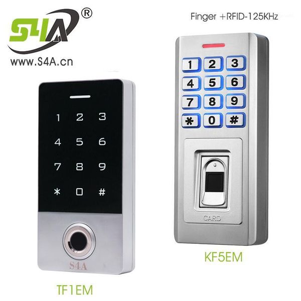 

kf5 weatherproof metal fingerprint standalone rfid access control1
