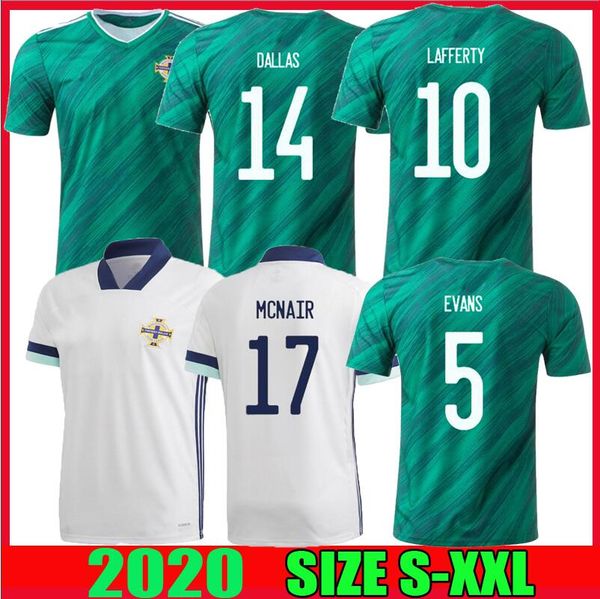 

new man kids 2020 2021 northern ireland soccer jerseys away white 20 21 northern ireland home green football shirts, Black