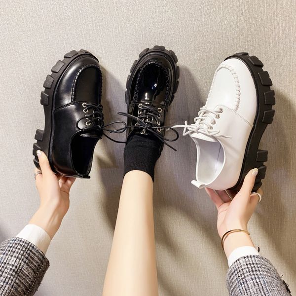 

2021 the new women lace heels to fashionable shoes for leather plutonium apartments women's basic yrsn, Black