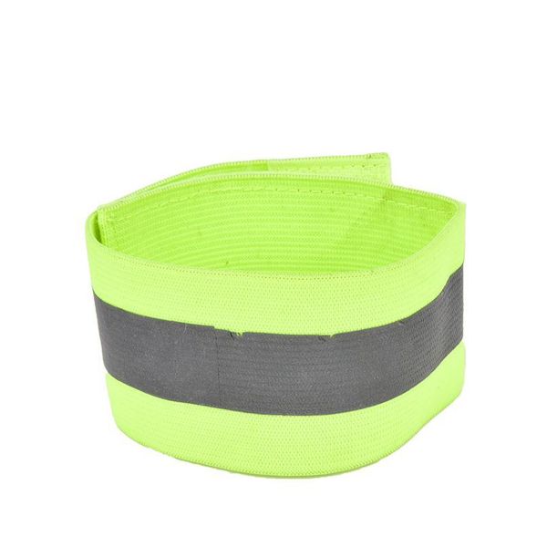 

safety reflector armband 2pcs green high visibility reflective wristband bracelet band running night cycling qylfev, Black;red