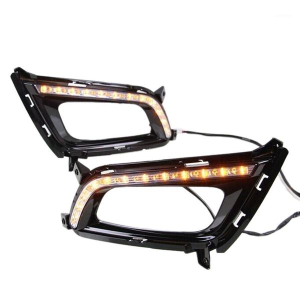 

for kia k5 optima 2014-2020 drl daytime running fog light yellow turn lamp1