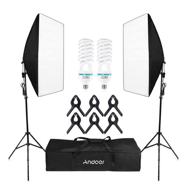 

lighting & studio accessories andoer cube umbrella softbox po light tent kit video equipment eu/uk/us plug pography