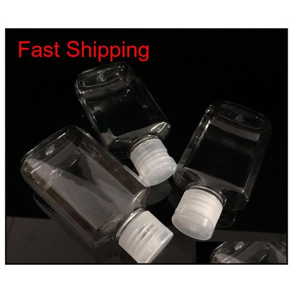 

60ml empty hand sanitizer gel bottle hand soap liquid bottle clear squeezed pe qylcih sports2010