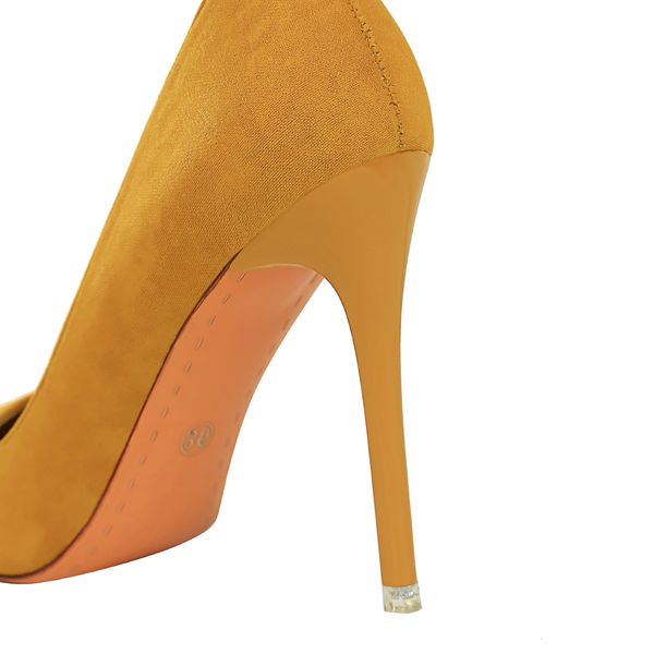 

2021 women .5cm high heels stiletto pumps female nightclub wedding heels girls scarpins office bridal party flock shoesmultifunction, Black