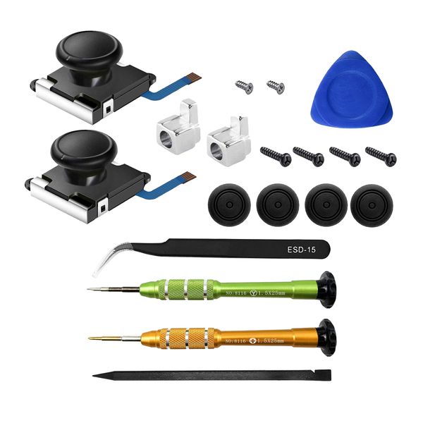 

left/right joystick for switch joycon tool kit plastic spudger triangle plectrum