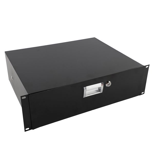 

19 inch 3u dj server rack lock storage cabinet equipment rack drawer-module storage patch panel data cabinet handle dj