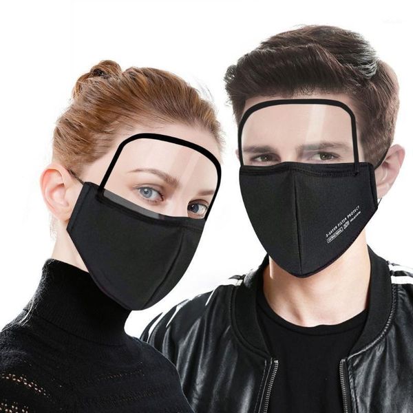 

cycling caps & masks reusable washcloth with eyeshield breathable for germ protection adults scarf bandana1, Black