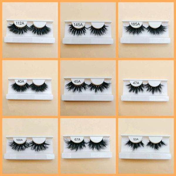 

false eyelashes wholesale 25mm 100% mink lashes bulk supplier 48 style eyelash box packaging is optional