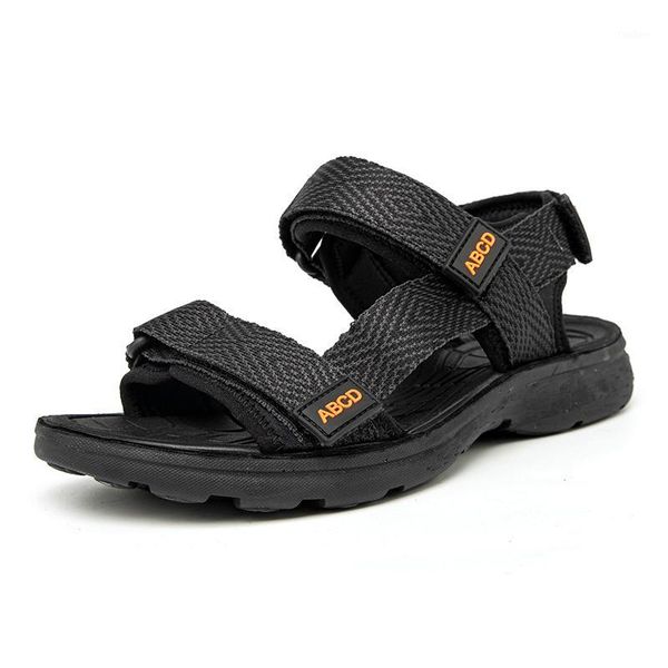

men sandals summer men beach casual shoes breathable beach black blue sandals sapatos masculinos plus size 39-471
