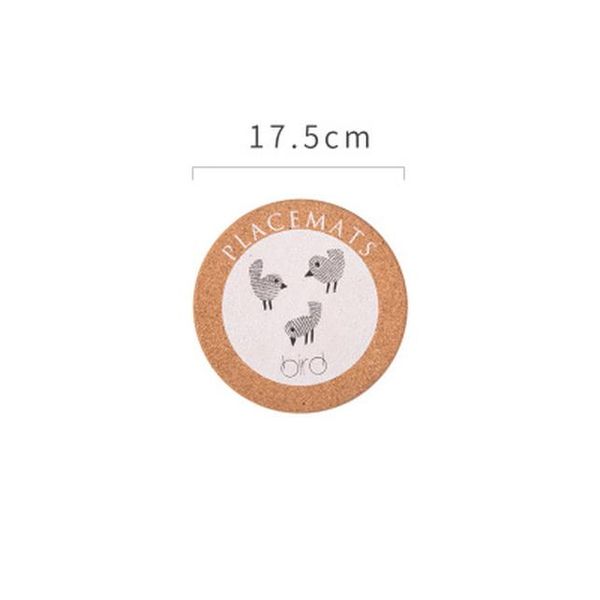 

теплостойкая пробка conater cood pad pad cup cup placemat горячая подставка для стола для столового матного держателя круглые чаши накладки