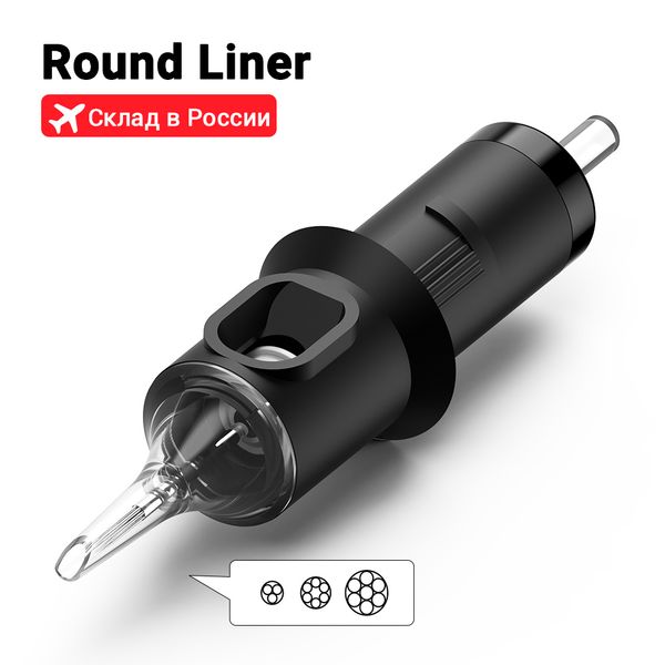 

stigma 20pcs tattoo needles revolution cartridge round liner for tattoos machines #10 (0.30mm needle) rc1003rl rc1005rlrc1007rl